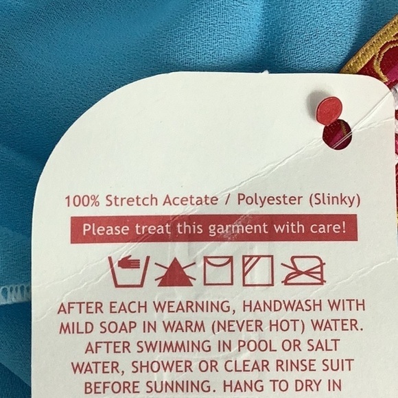 Zuliana solid color tie sarong NWT - Picture 4 of 4